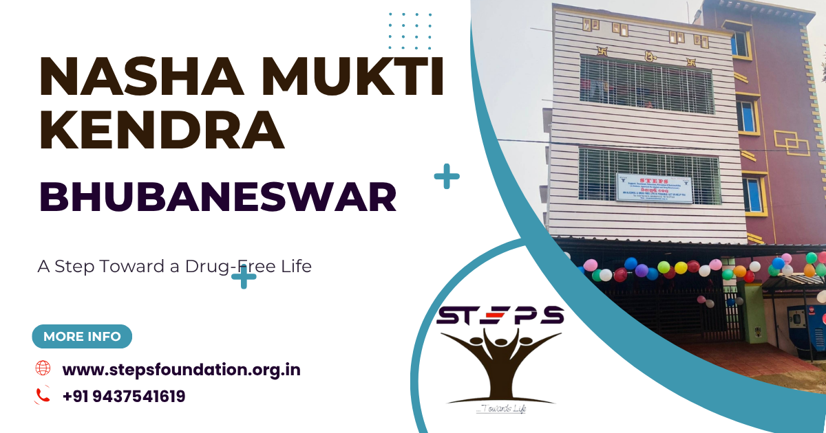 Nasha Mukti Kendra Bhubaneswar by STEPS Foundation providing de-addiction and rehabilitation support