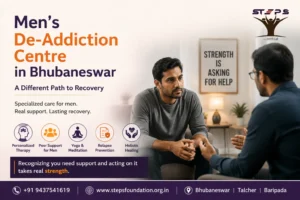 Men's de-addiction centre in Bhubaneswar - STEPS Deaddiction & Mental Health Services program