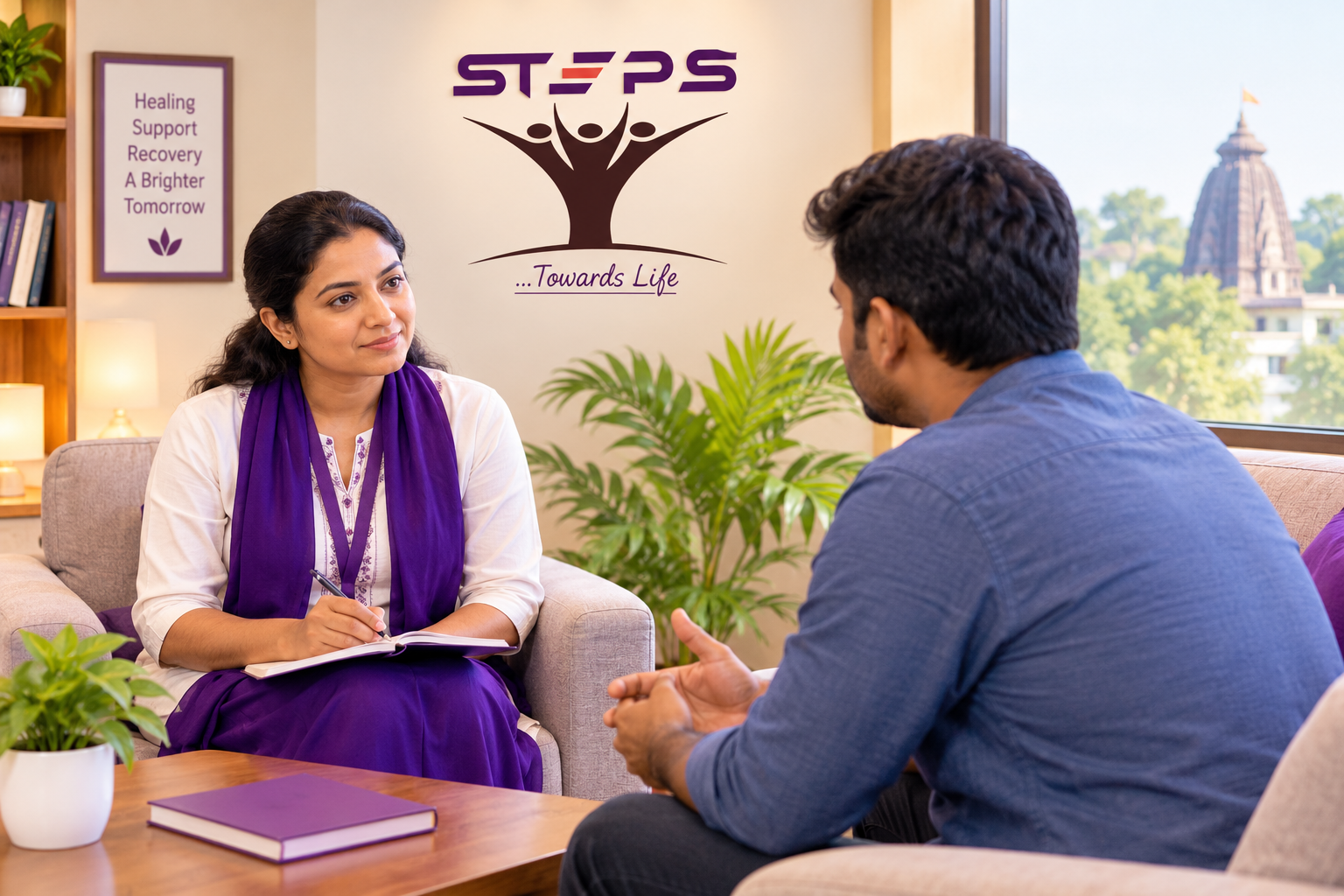 Alcohol rehabilitation counselling and recovery support at an alcohol rehabilitation centre in Talcher