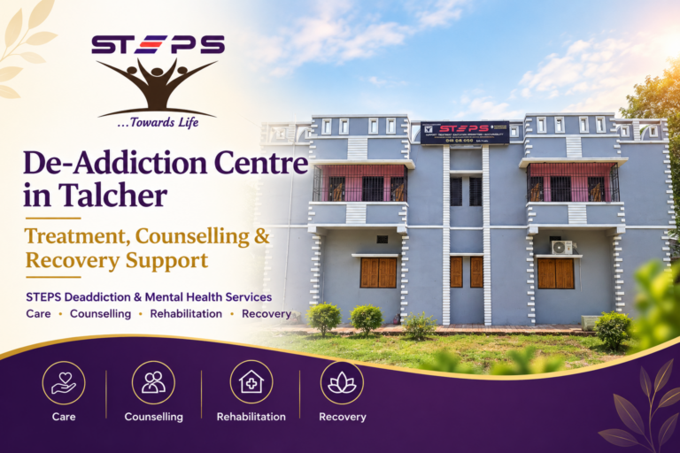 De-addiction centre in Talcher providing addiction treatment counselling and recovery support